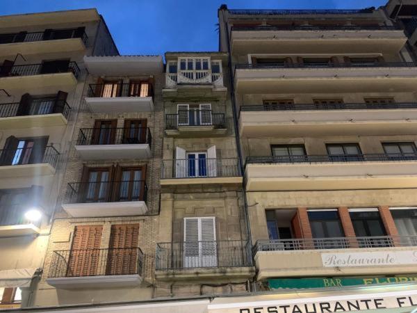 Erdizka, Centrico Apartamento Turistico Con La Mejor Vista Plaza De Los Fueros エステーリャ エクステリア 写真